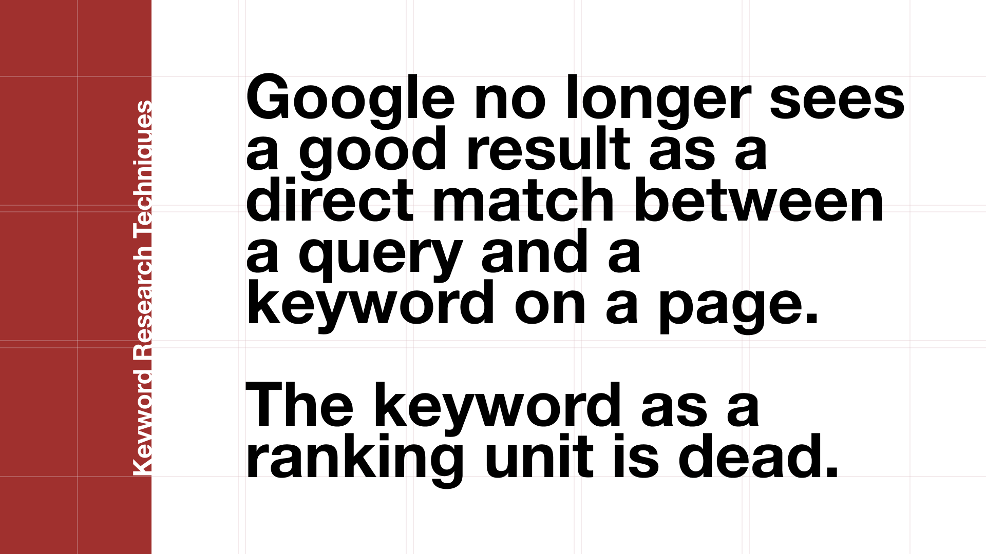 Pull quote cautioning that how to do keyword research for SEO requires prioritization, not just a list of 500 keywords